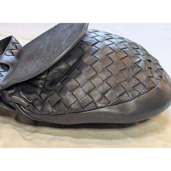 Bottega Veneta Flap Belt Bag Intrecciato Nappa Leather in Nero Black Small Posh - Picture 5 of 12